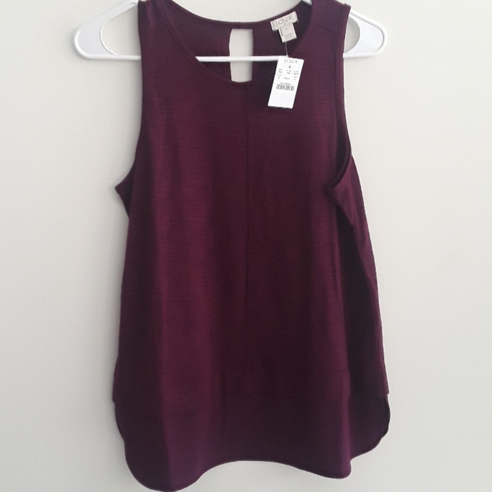 NWT J Crew Factory Sleevless Top Style C8031